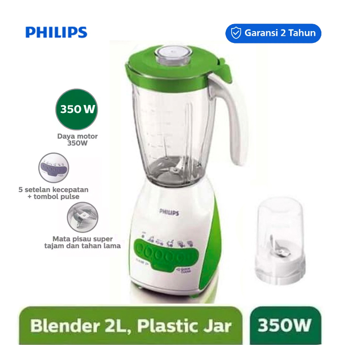Philips Blender Plastik - HR2115/40 hijau
